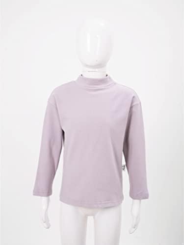 winying/ Пуловер с дълъг ръкав с имитация на шията за момичета и Момчета, Тениска, Основни Дебели Блузи, Топло Тениска С