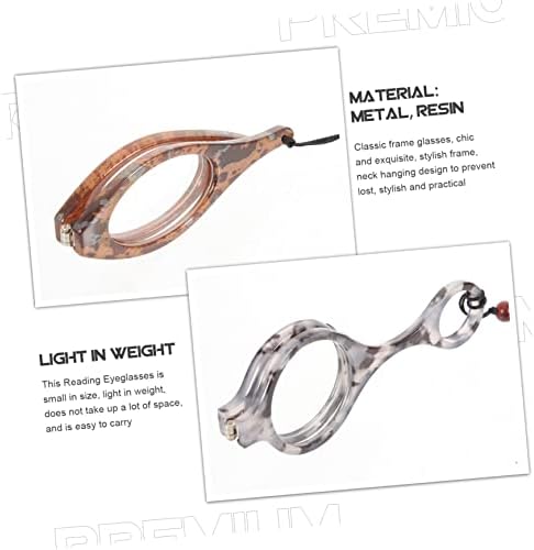 Исцеленные 2 елемента Преносими Очила За Четене Elder Metal