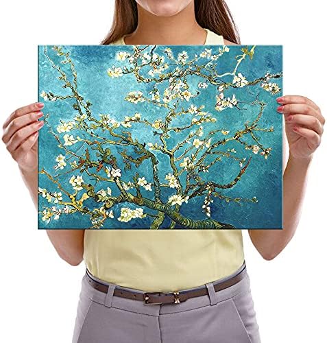 Pyradecor Модерен Цвете Бадеми Известната Картина маслени Бои Върху Платно на Ван Гог Цветни Картини върху