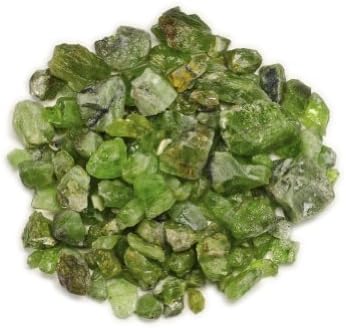 Хипнотични скъпоценни камъни Материали: 1 паунд на Необработени камъни перидота от Пакистан - Необработени естествени