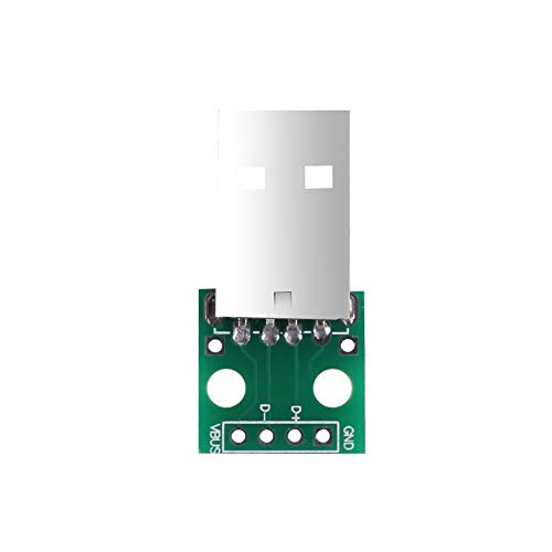 10 бр. USB за DIP заплата, MELIFE USB Type A Plug за DIP Конвертор Такси 4-Пинов Адаптер със стъпка 2.54 мм за Макетной платка
