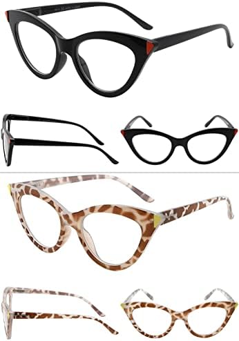 Дамски очила за четене в стил Котешки очи GUD - 5 чифта Женски Ридеров малък размер