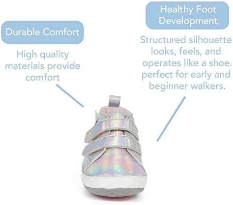 Обувки RO + ME First Ритници за малки момичета, нескользящая, за бебета /деца от 0 до 24 месеца