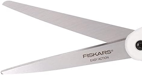 Ножица за плат Fiskars 12-99118697WJ Easy Action 8 Инча, Бял
