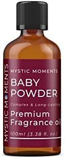 Ароматно масло Mystic Moments | Baby Fresh Powder 100 мл - идеален за сапуни, Свещи, Бомбочек за вана, Масло горелки, обектите и средствата за грижа за кожата и косата. - Идеален за Сап?