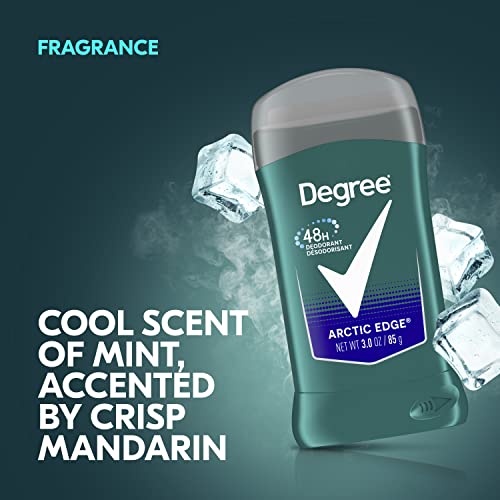 Оригинален Дезодорант Degree за жени с 48-часова защита От миризмата на Arctic Edge Дезодорант за мъже 3 грама, опаковка от 6