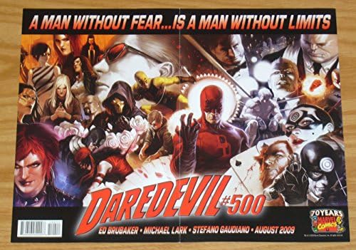 Daredevil 500 / Dark Reign: The List двупосочен промо-клип - 10,25 x 13,25 - Marvel ; плакат (0085X-F)