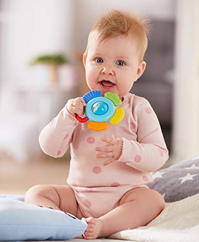 Пластмасова Детска Дрънкалка HABA Цвят и Играчки За никнене на млечни зъби