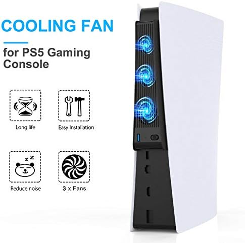 Универсален Вентилатор за Охлаждане на Игралната конзола PS5, Вентилатор, конзола за игри PS5, Радиатор PS5,