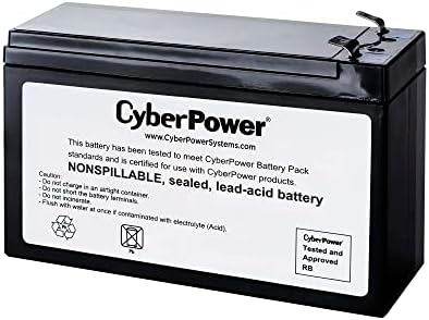 Сменяеми Акумулаторни касета UPS CyberPower RB1280A, Не изисква поддръжка, се определя от потребителя, 12v / 9 Ah