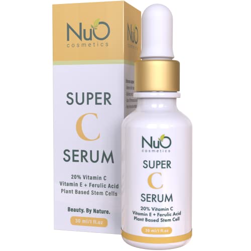 nuorganic Супер 20% серум с витамин С, хиалуронова киселина и растителни стволови клетки - Осветляющая, подмладяване,