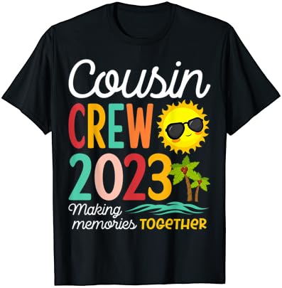 Cousin Crew 2023 Лятна Ваканция, Плажно Семейно Пътуване, Подходяща Тениска