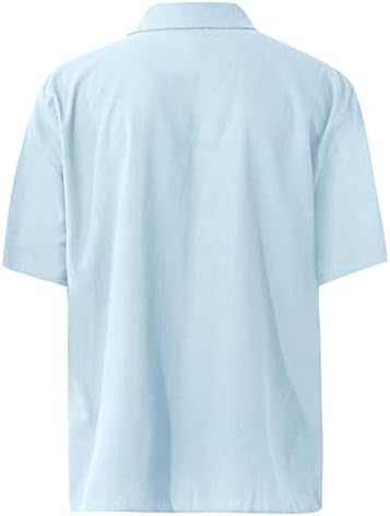FlekmanArt/Мъжки Дишаща Тениска с Принтом Pollover, Модни Плажната Празнична Дрехи С Ревери, Блузи, Приталенная Хавайска