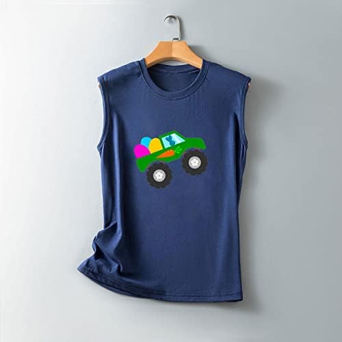 Женска тениска С изображение на Смешно Зайчета, Блузи Без ръкав, с кръгло деколте, Ежедневни Летни Тениски, Топ