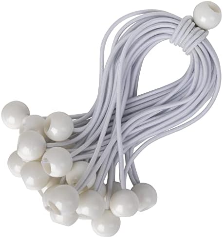 Бънджи-въжета PRETEX с топки - Комплект от универсално еластичен кабел 25шт х 9 см с шариковыми завязками - Заредете