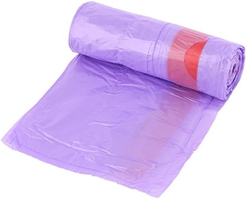 Qtqgoitem Найлонова Домакински Еднократната торба за боклук с завязками 55x45 см, лилаво (модел: 41f 80f a22