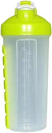 Бутилка за вода SULUHU Active Sports с коробочкой за таблетки (зелени)