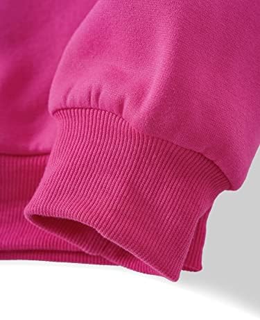 Дамски блузи FIOXA - Hoody с качулка с цип и кулиске с кристали и като (Цвят: ярко розов, размер: малък)