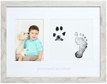 Селски парчета Кейт и Майло На рамка за криминалната снимки и отпечатък от детска дръжки или отпечатък от крака и набор от