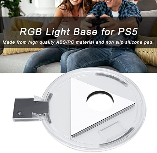 Led поставка Acogedor за PS5 Вертикална Поставка Регулируем RGB Поставка за PS5 Оригиналната Поставка за конзола PS5