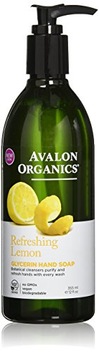 Течен сапун за ръце Avalon Organics с глицерин Лимоново - 12 течни унции