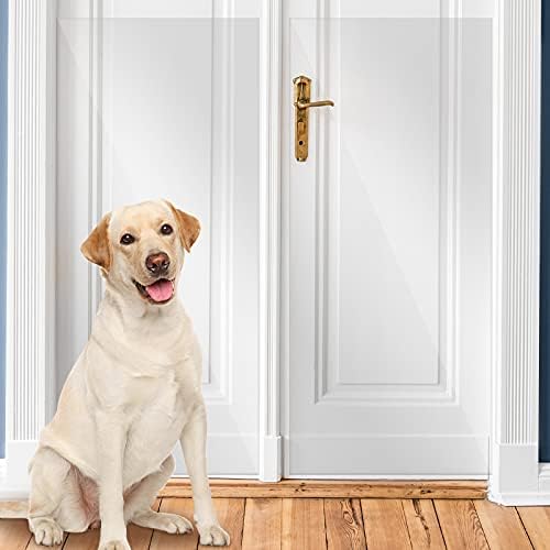 3 Листа със Стъклена Врата защита от Надраскване, Прозрачна рамка, която да Защита за Кучета, калъф за мека