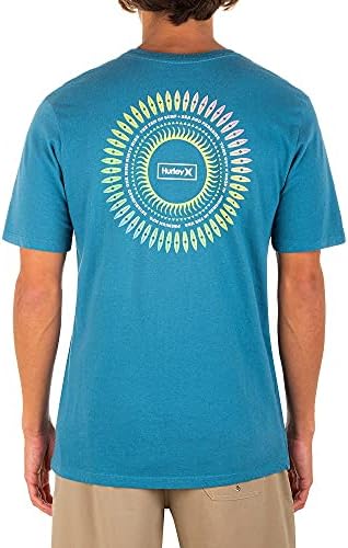 Мъжки Ежедневни Выстиранная тениска с графичен дизайн Hurley