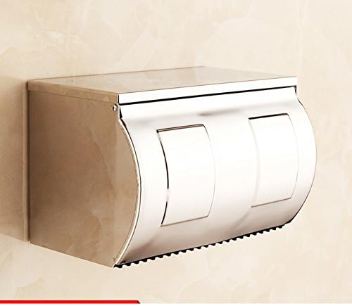 Титуляр на ролка тоалетна хартия, Напълно Затворен, Водоустойчива кутия за тоалетна хартия от неръждаема