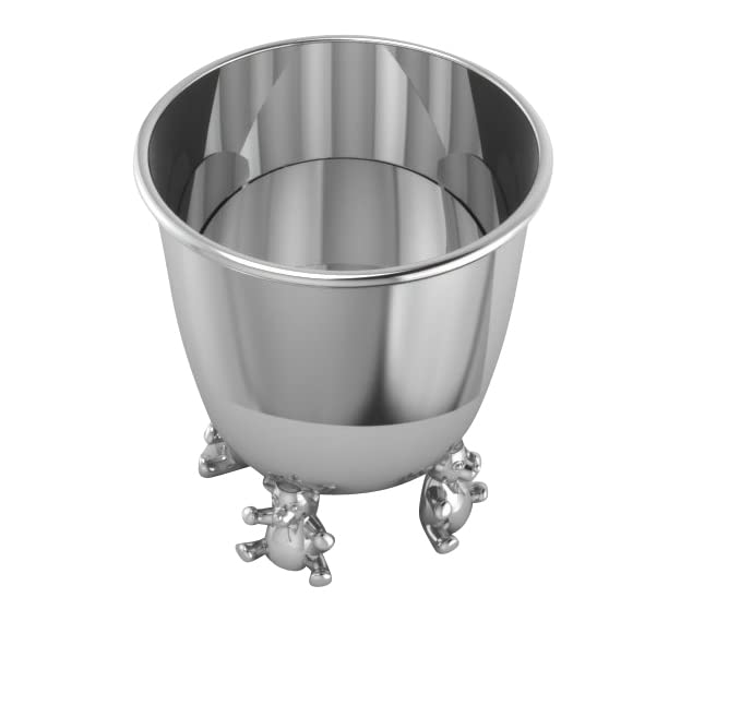Плюшен чаша от сребро Miza - Елегантна Гравируемая Персонални Не тускнеющая чаша За спомен - Опаковани в подарък една кутия