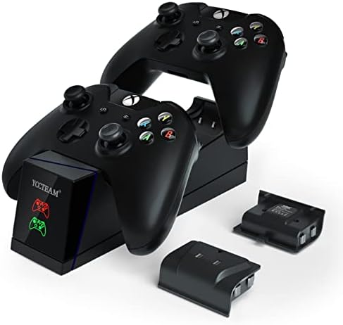 Зарядно устройство за контролер за Xbox One, Акумулаторна батерия YCCTEAM за Xbox One, Xbox One X, Xbox One S, Контролер за Xbox One Elite, зарядно устройство за Xbox One с 2-ма акумулаторни батери?