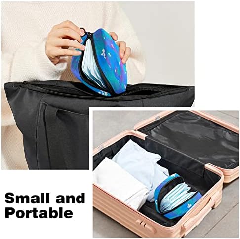 Чанта за съхранение на хигиенни кърпички ORYUEKAN, Чанта за Менструална Чаши, Преносими Чанти За съхранение на Подложки за хигиенни