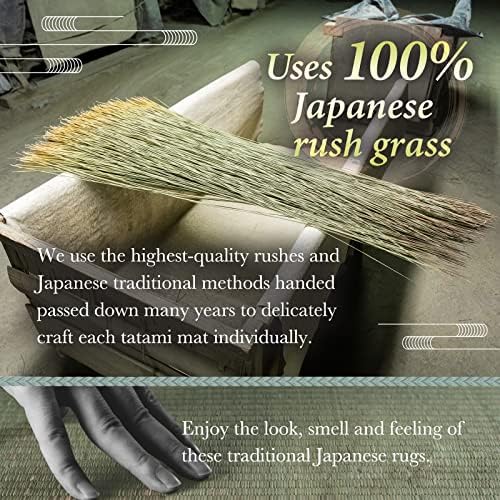 Японски матрак FULI Tatami, мат Igusa ( японската тростниковая трева), се Сгъва три пъти, Произведено в Япония