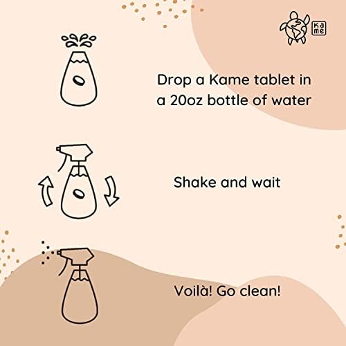 Хапчета за захранване универсално за пречистване на KAME - 6 опаковки - Многофункционална Почистваща спрей за кухня