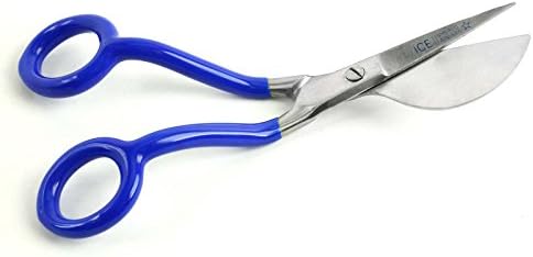 Ножици за апликации във формата на Птицечовка от Неръждаема стомана 6 1/2 с Дръжки, покрити с PVC, син
