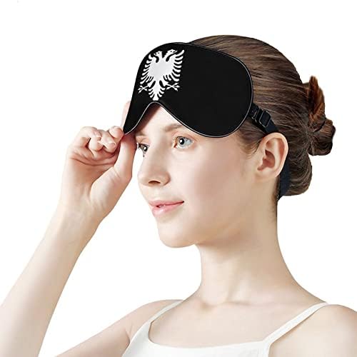 Албанска Маска За Очи Eagle Sleep Eye Mask Сладко Blindfold Eye Covers Сенки за очи за Мъже Подаръци за Жени