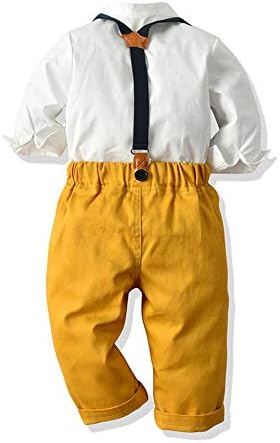 Tem Doger/Летни дрехи за малки момчета, Риза, Жилетка с пеперуда, Панталони на подтяжках, Шорти, Джентълменско Комплект,