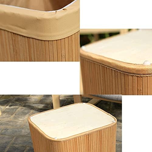 Табуретка ZRGJZ - Столче за съхранение, Wooden Диванный Табуретка, Модни Домашна Многофункционална Пейка за обувки,