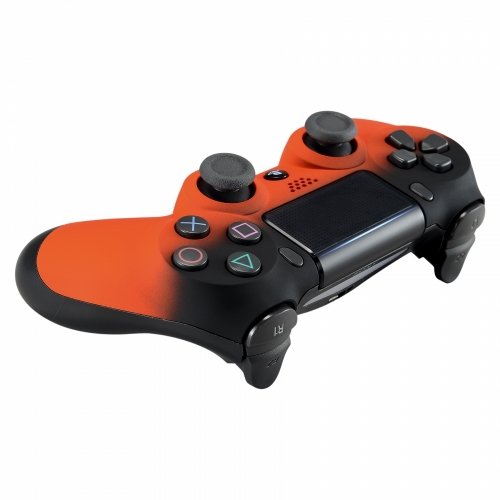 ModFreakz® Предната Обвивка Soft Touch Shadow Оранжев Цвят За контролер PS4 Генерал 4,5 V2