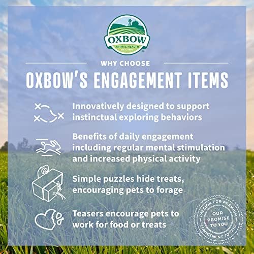Набор от шатких на пръстените Oxbow Animal Health Enriched Life, 0,16 килограма.