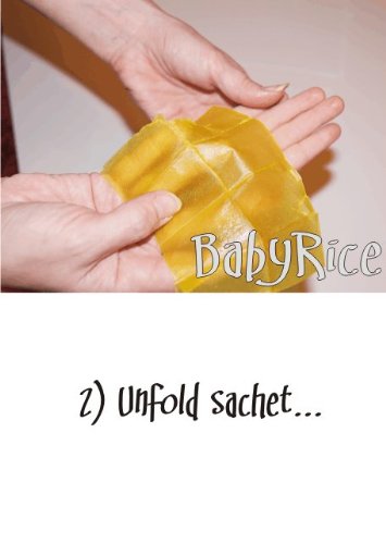 BabyRice Нов Комплект за отпечатъци от детски ръце, Кърпа, без мастило, с рамка на дисплея от естествена Бор,
