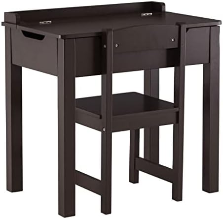 Работна маса и стол SDFGH 59 X 40,5 X 59 см, 2 комплекта чекмеджета, 1 Маса, 1 стол в кафяво (цветът на: A)