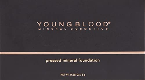 Натурална монолитен борда на минерална основа Youngblood Mineral Cosmetics - 8 г / 0,28 грама (топло бежово)