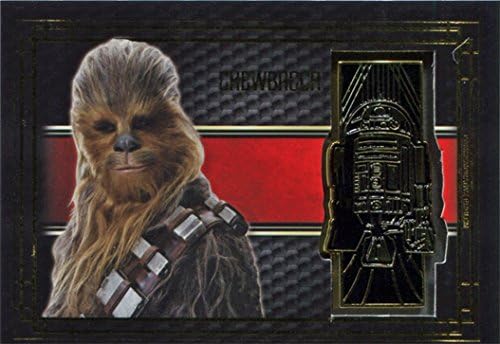 Междузвездни войни Последният Джедай BG-CR2 Възпоменателна Картичка с Емблемата на Чубакки