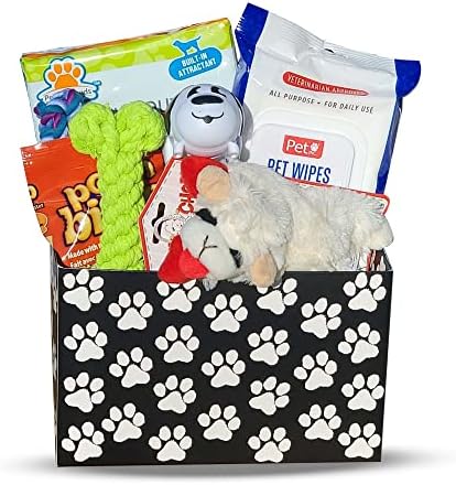 Подаръци за кучета Paws Place, Опаковка да се грижа за куче, Очарователен Подарък кошница за кучета - предлага