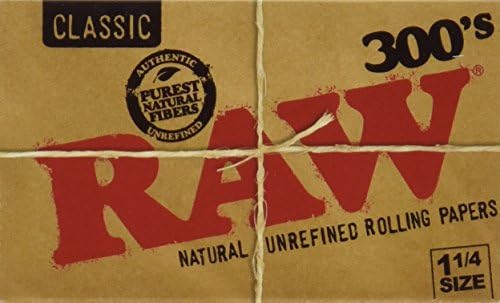 Рулонная хартия Raw 300 Classic 1.25 размер 1 1/4 5 Опаковки = 1500 листа