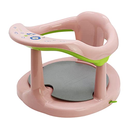 Детската седалка за вана YYSS | Столче за къпане на бебета с вендузи и мат | Нескользящий стол | Преносим Безопасна вана