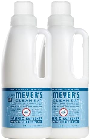 Течен балсам за бельо Mrs. Meyer's Clean Day с аромат на дъждовна вода, 32 грама (2 ОПАКОВКИ)