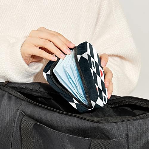Чанта за съхранение на Хигиенни Кърпички ORYUEKAN, Преносими Многократна употреба Менструални Тампони джоб, Чанта