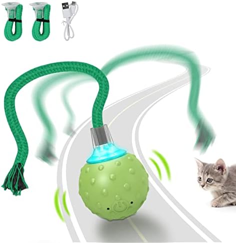 Saolife Интерактивни Играчки за котки Топката Супер автомобил с Електрическа Играчка За Котки Автоматично Активиране