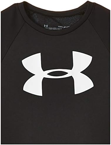 Спортна тениска с къс ръкав с голяма лого на Under Armour Boys'Tech за момчета